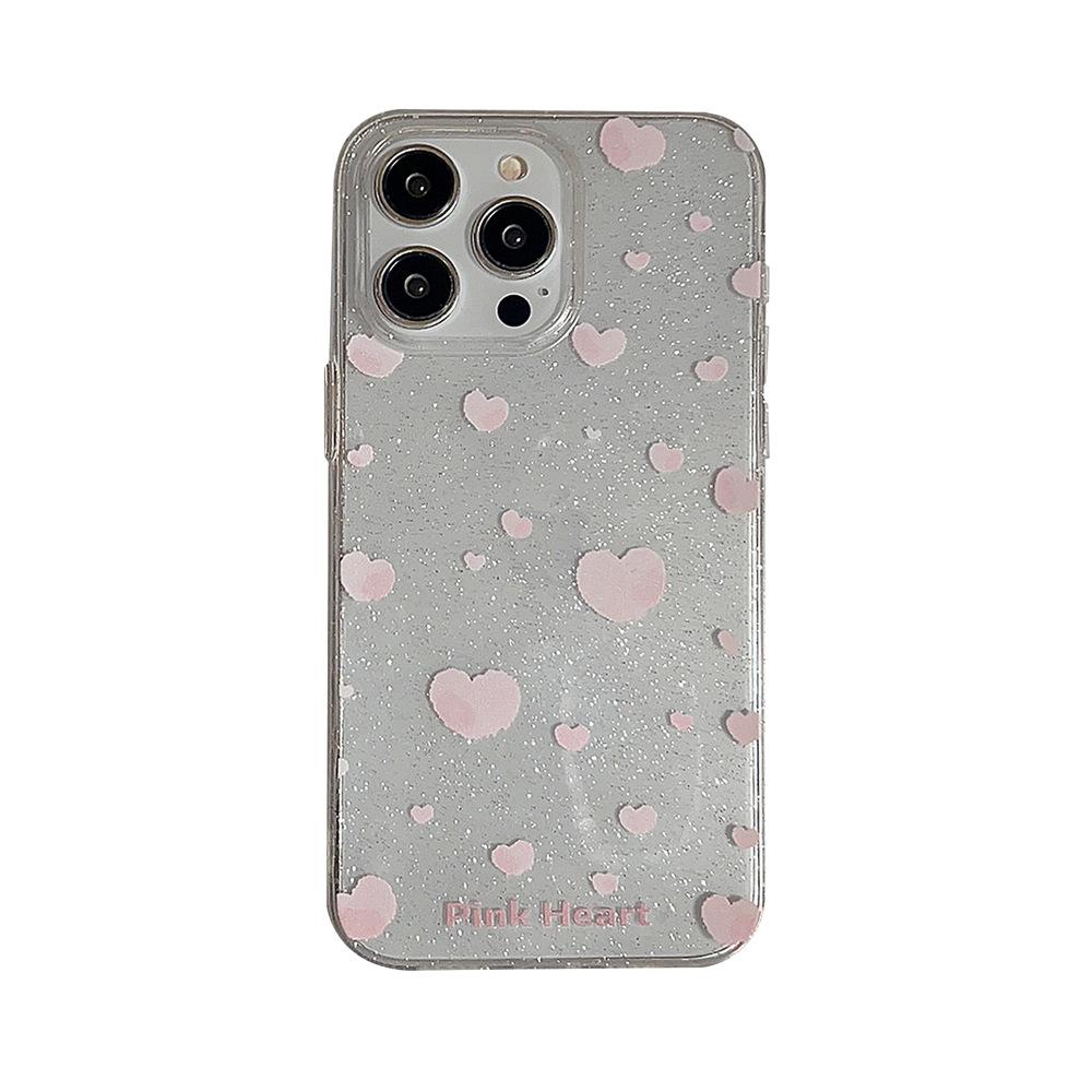 Creative Pink Heart Case for iPhone 17 iPhone 17 Pro Max