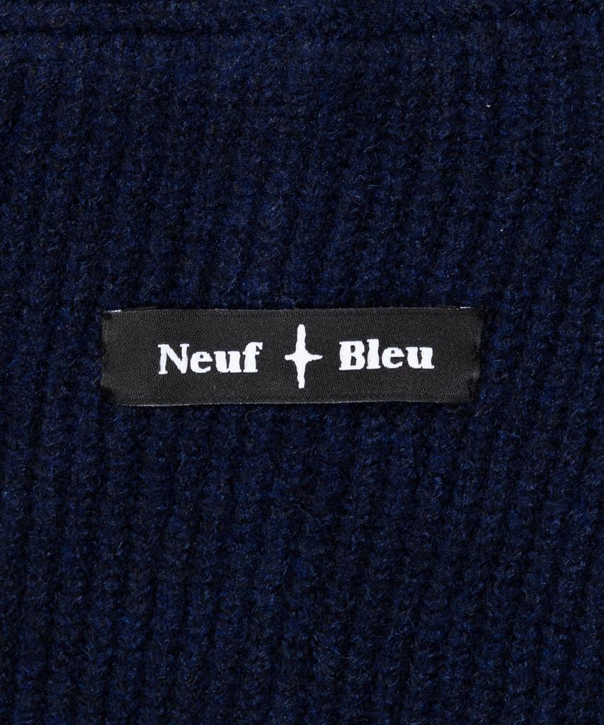Nupeuebeullu Neb Polo Collar Knit (Navy)