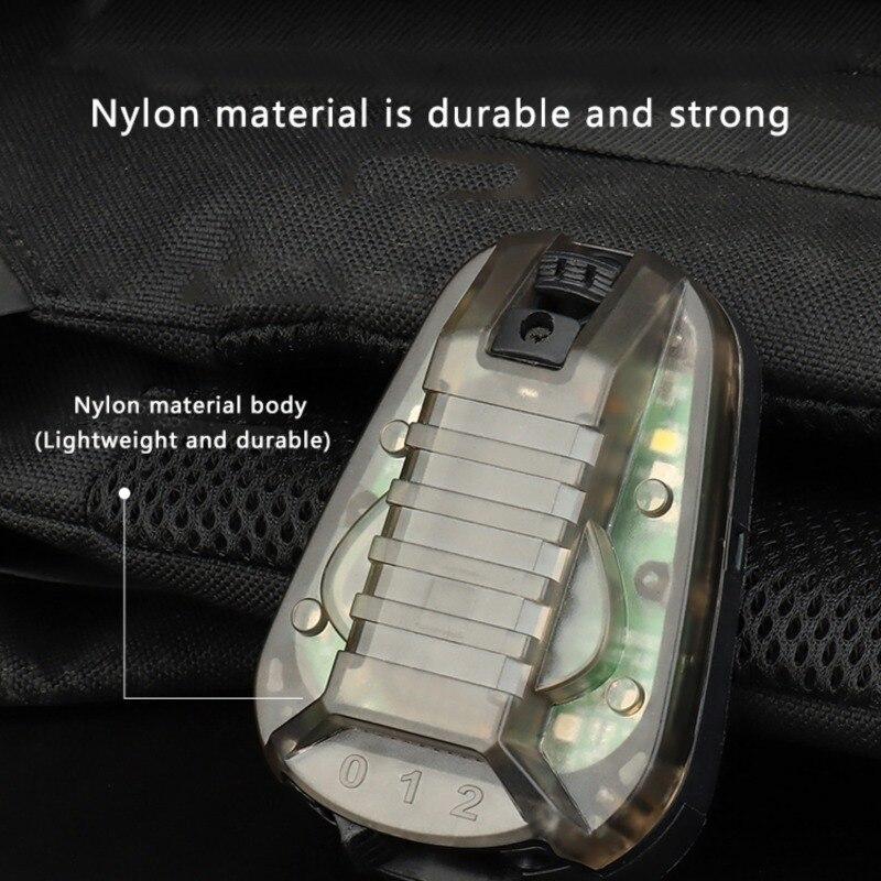 Multipurpose Helmets Strobe Light Waterproof Ladybird Lamp Tactics Survival Safety Flash For Camping Outdoor Tool