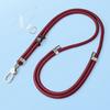 8mm Adjustable Nylon Phone Lanyard with Dual Direction Clips,Zinc Alloy Buckle Crossbody Neck Strap
