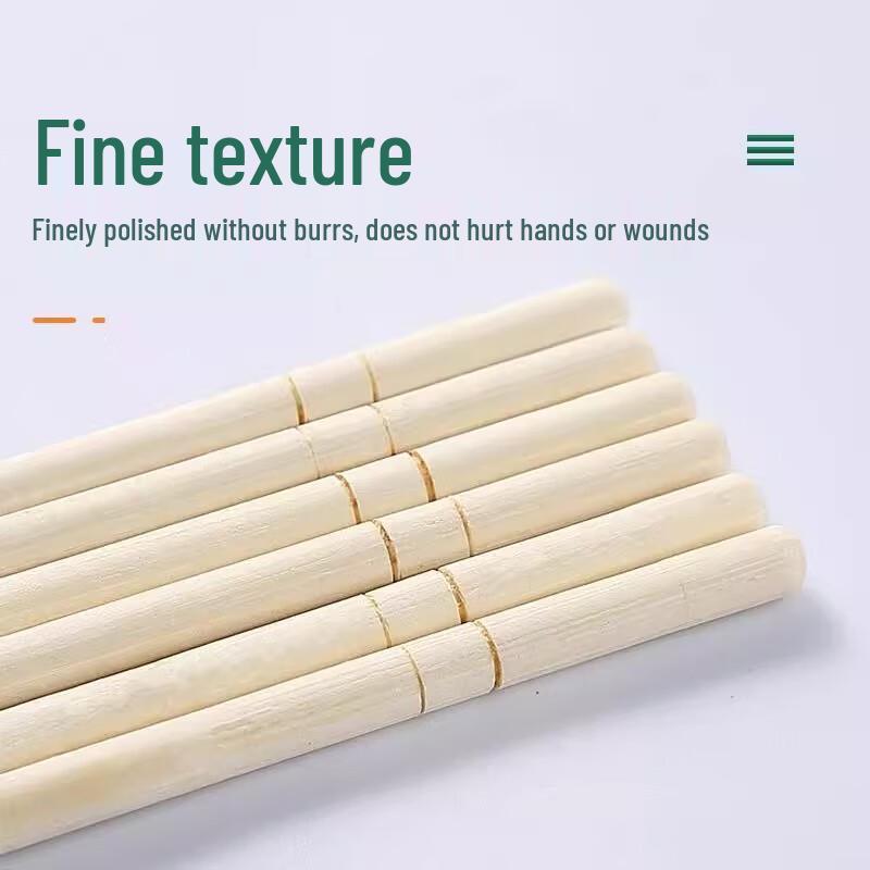 Disposable Round Bamboo Chopsticks