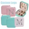 Personalized Custom Name Logo Jewelry Boxes Travel Jewelry Case Mother 'S Day /Birthday /Holiday Gifts For Her Bridesmaid Proposal 
