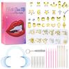 Dental Diamond Tooth Decoration, Tooth Diamond Tool Diy Set, Tooth Sticker, Diamond Love Horse Eye Decoration