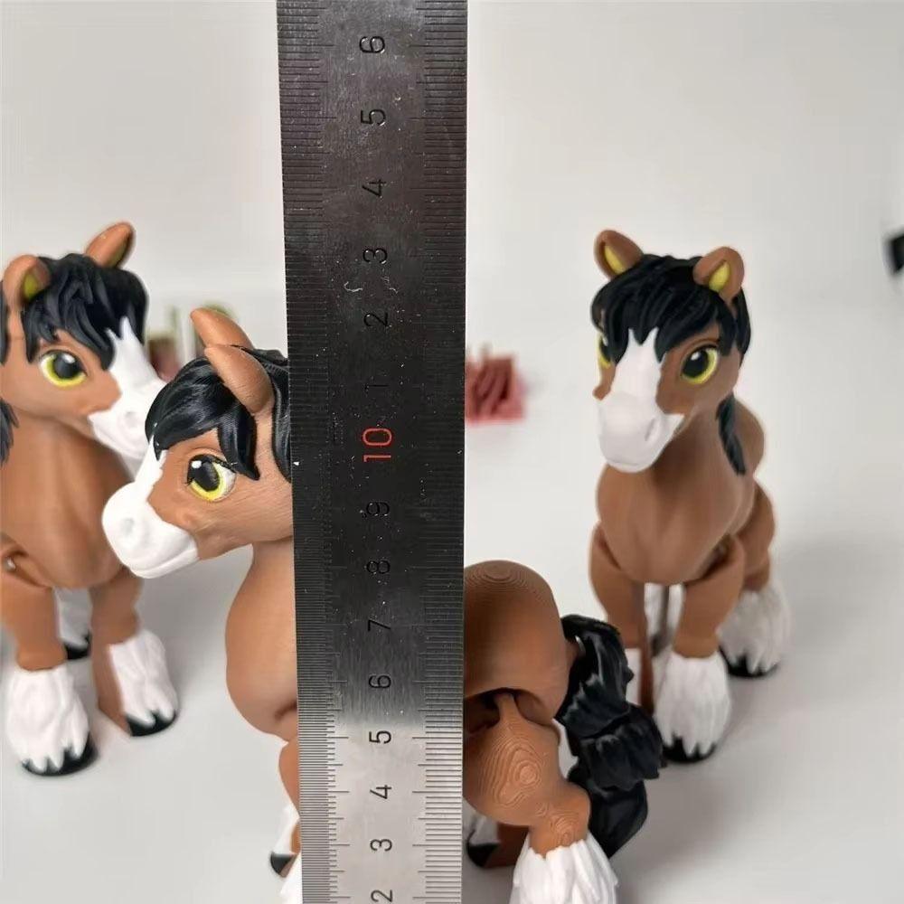 Laser 3D Gedruckter Diceratops Pferd Alles-in-einem Formguss 3D Bewegliche Pferdespielzeuge Kindergeschenk