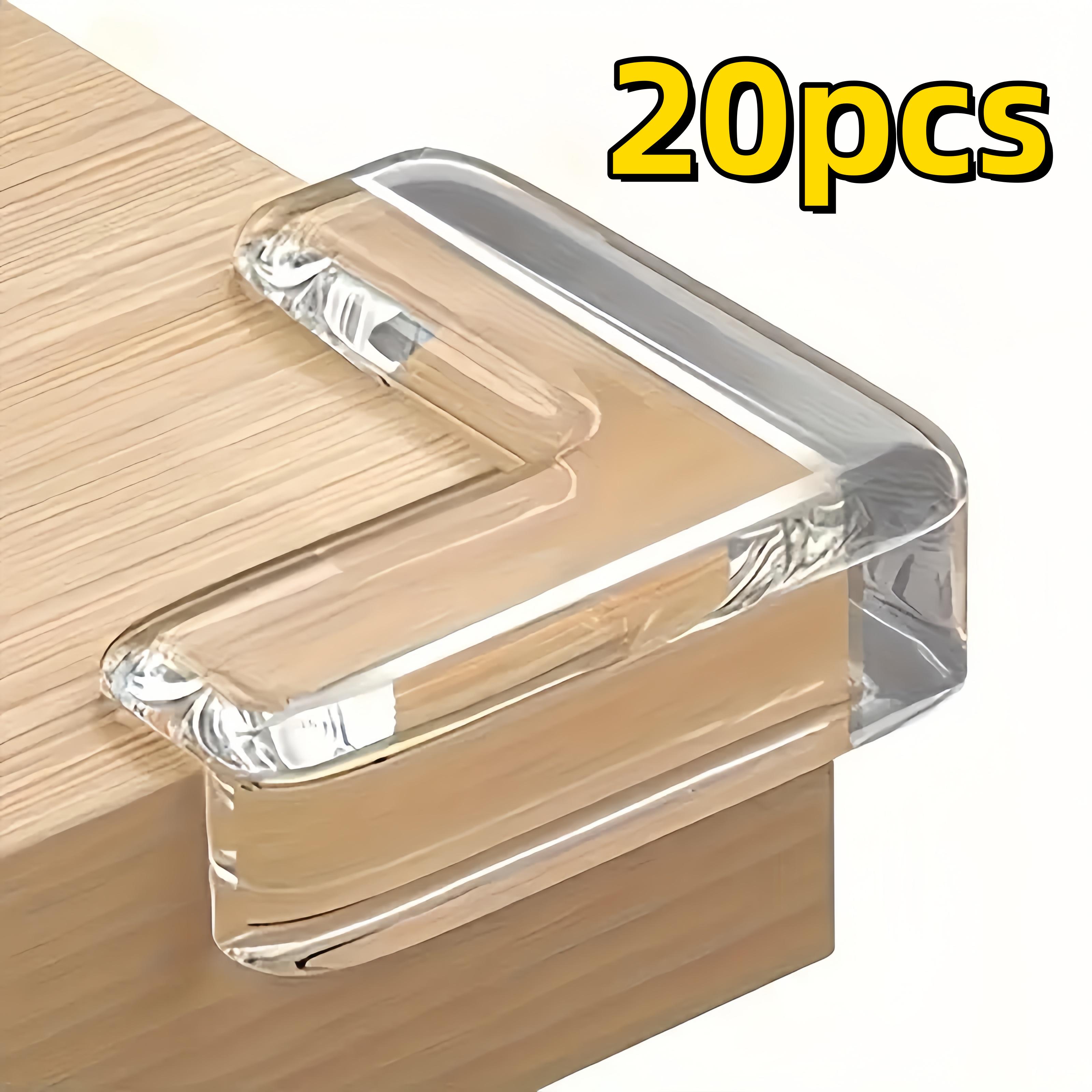 

20pcs Transparent Silicone Corner Protector Set, Safe Edge Guards for Power Outlets and Table Corners
