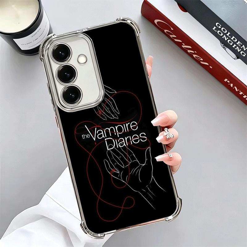 The Vampire Diaries Soft Phone Case For Samsung A17 A27 A07 A37 A57 A16 A56 A15 A55 A14 A54 A13 A53 A26 A36 A25 A35 A24 A34 A23