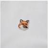 Maison Kitsune Mm00409wc5010 P100 Fox Head Patch Poplin Mens Shirt
