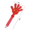 Large LED Red Flag Hand Clapper Toy - Five-Star Light-Up Clapping Paddle with National Flag Design