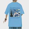 Doraemon Men's American Retro White Short Sleeve Couple T-Shirt