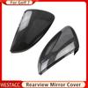 2Pcs Car Rearview Mirror Cover for Volkswagen VW Golf7 Golf 7 MK7 MK7.5 2012 -  Rear View Mirror Covers Sticker