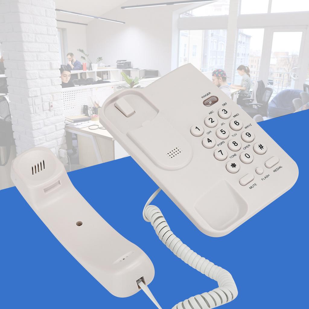 KX T3026CID Англійський телефон для готелю (Телефонна лінія Великобританії з випадковим кольором)(Білий )