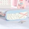 Multi-layer Pen Bag Color-blocking Stationery Storage Bag Portable Pencil Case  Students Gift
