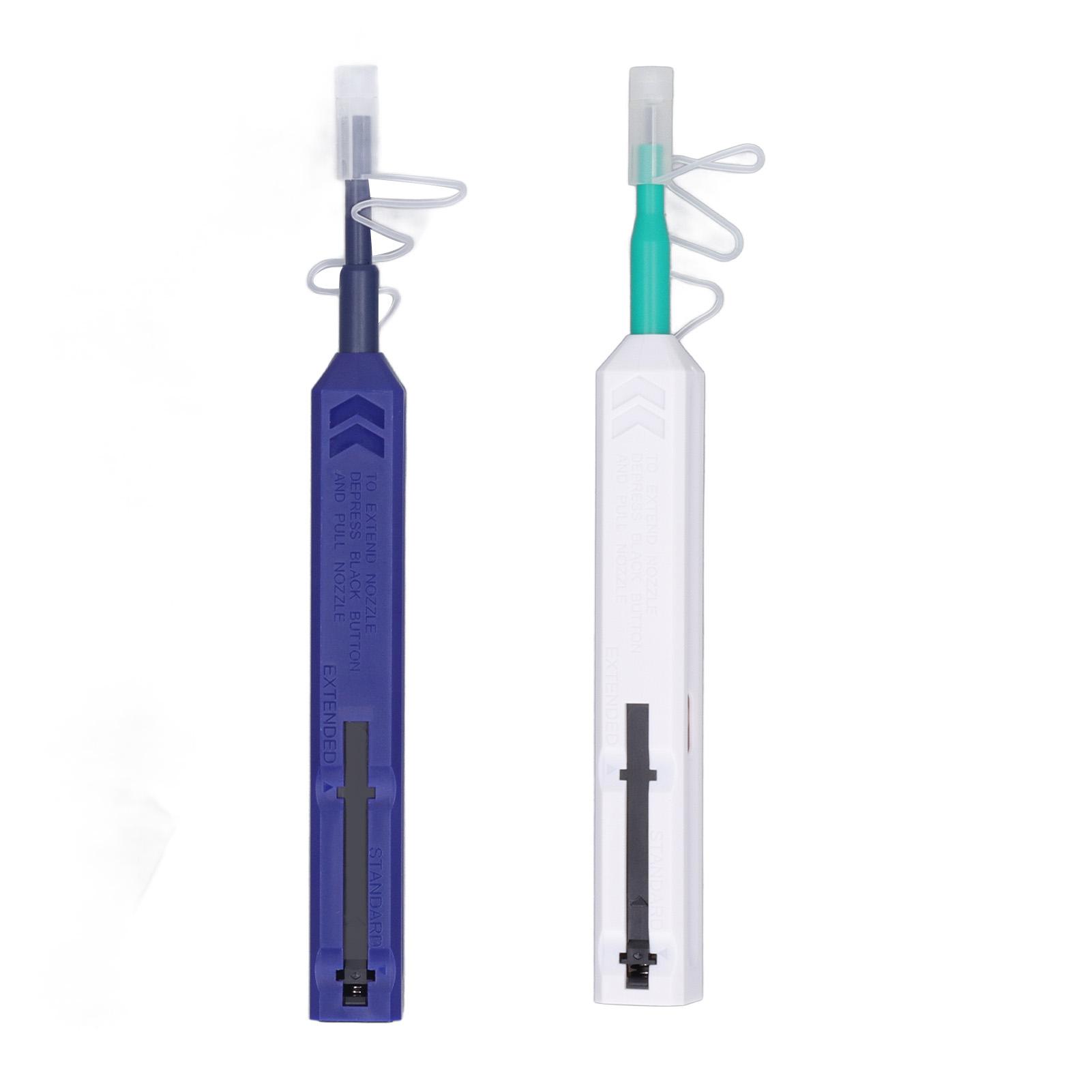 

Fiber Cleaning Pen One Press Anti Static Optical Connector Cleaning Tool 1.25mm For LC MU 2.5mm For SC FC ST E2000 белый