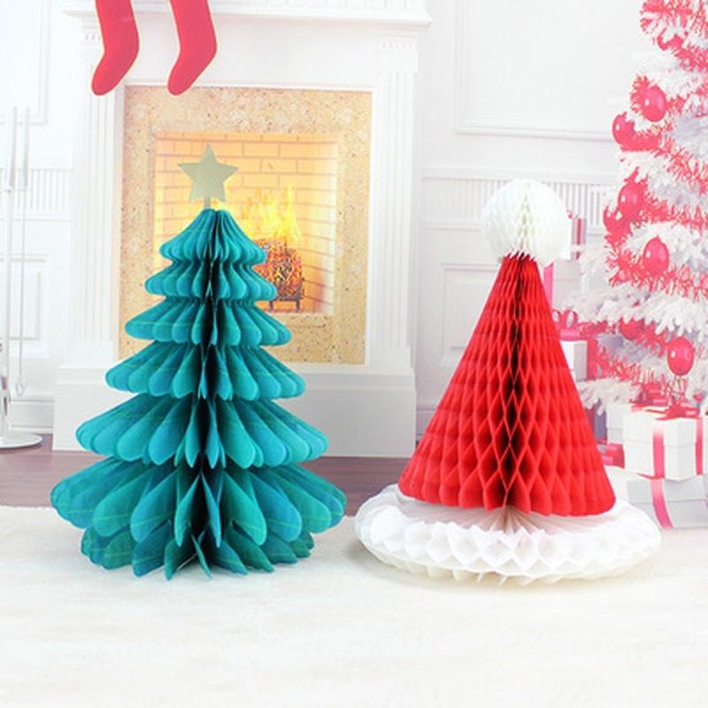 Christmas Tree Snowman Christmas Decoration Cartoon Paper Garland Ornament Banner Home Decor Party