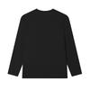 FILA White Casual Comfortable Knit Pullover Long Sleeve T-Shirt Men Tops Black F11M513208F-BK