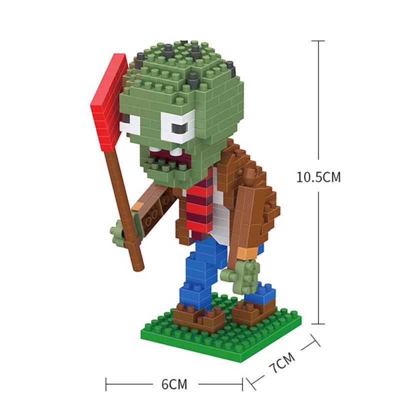 Vs Plants Zombies Parentchild Interactive Boxed Educational Building Toy Block