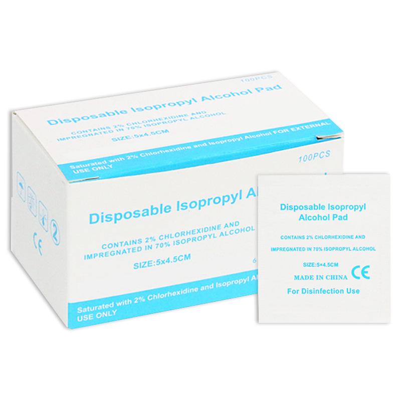 Disposable 75% Alcohol Cotton Pads for Cleaning Jewelry, Nail Art, and Mobile Screens