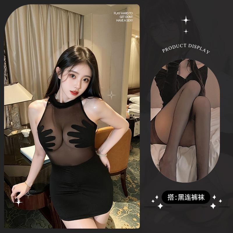 Sexy Lingerie Sexy Perspective Passion Uniform Hot Slim Hips Cosplay