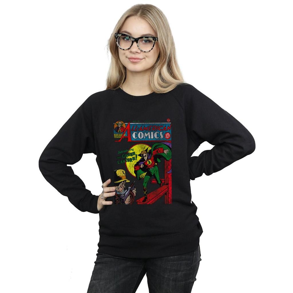 DC Comics Womens/Ladies Justice League All American Comics Issue 16 Cover Sweatshirt