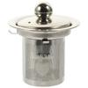 Compact Lightweight Stainless Steel Tea Filter Insert for Teapot Home Office Dorm Tea Tasting Residue Removal Mesh Strainer