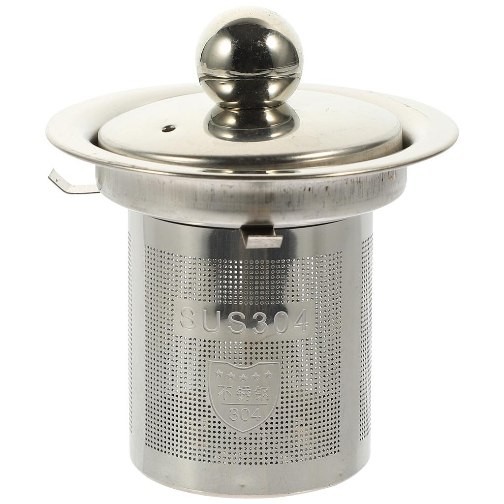 Compact Lightweight Stainless Steel Tea Filter Insert for Teapot Home Office Dorm Tea Tasting Residue Removal Mesh Strainer