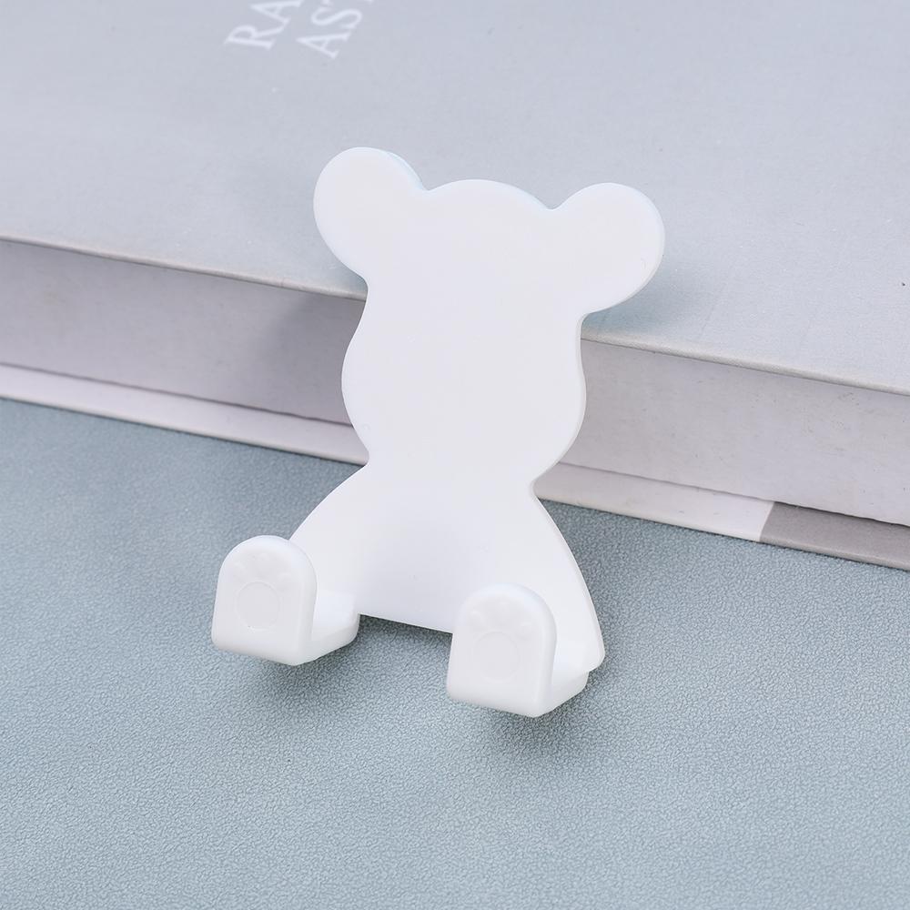 1PCS Bear Double Hooks Without Punching Holes