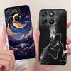 Modne Cool Etui Na Motorola Moto G67 Power G57 Power 5G Czarne Silikonowe Miękkie Tylne Pokrowce Na Telefon MOTO G67Power G57 Power