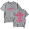 Gracie Abrams Te Perdido, Soy Lo Siento Merch, Camiseta De Manga Corta, Top Unisex De Moda Con Cuello Redondo