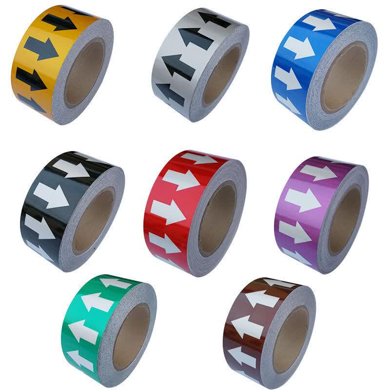 Rockwell Industrial Reflective Flow Direction Arrow Tape 3cm x 20m