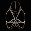 2022 New Fashion Inlaid Full Zircon Body Chain Female Sexy Special Full Rhinestone Body Chain Bra Jewelry
