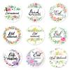 Set of 90Pcs Eid Mubarak Sticker 40mm Decorative Wrapping Sticker for Journal Planner Packaging Party Decoration