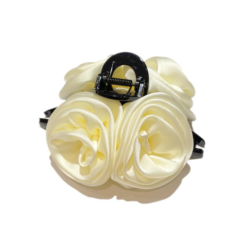 Elegant And Versatile Rose Flower Hair Clip  Headdress For Women