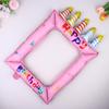 1/3/5Pcs Portable Birthday Photo Frame Foil Balloon for Birthday Party Favor Gift Home Gathering Photo Prop Decor