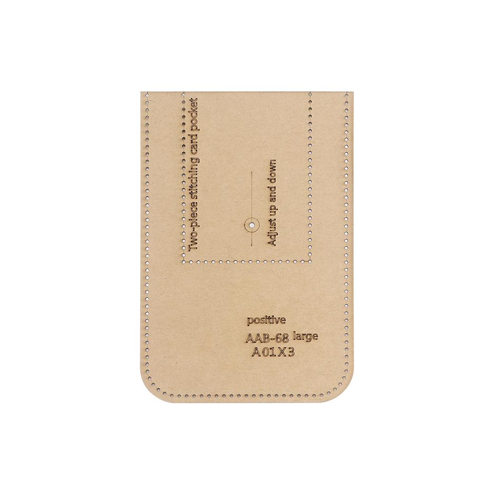 1 Set DIY Handgefertigtes Kraftpapier Muster, Handy Tasche Design Zeichenpapier Vorlage, Tragbare Sport Hüfttasche Schablone Herstellung Vorlage