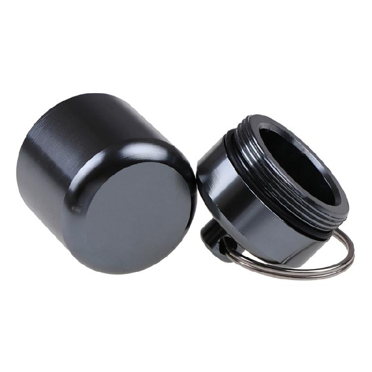 Box Keychain Mini for Pill Holder Waterproof Aluminum Alloy for Pill fo