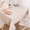Mantel de PVC Impermeable y a Prueba de Aceite Estilo Nórdico - Rectangular, Diseño Artístico, Fácil de Limpiar, Mantel para Mesa de Comedor/Café