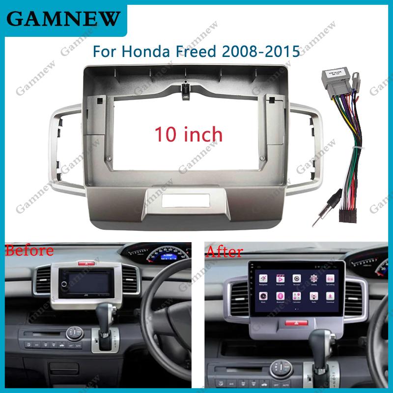 10 Inch Car Frame Fascia Adapter For Honda Freed 2008-2015 Android Radio Dash Fitting Panel Kit