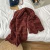 Christmas series new red atmosphere scarf collection women's winter wind advanced autumn and winter warm scarf