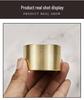 Leak-Proof Brass Medicine & Tea Storage Can - Portable Travel Jar with Threaded Seal, Multi-functional for Business Trips