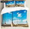 Italy Duvet Cover Queen/King/Full Size For Kids Adult Microfiber Italian Rome Venice Pisa Tower Tuscany Pizzas View Bedding Set