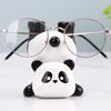 Animal Glasses Holder Resin Panda Shape Eyeglass Holder Funny Decorative Eyeglasses Organizer Display Stand for Nightstand Desk