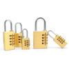 Travelling Combination Padlock Brass Code Lock Mini Number Password Lock  Door