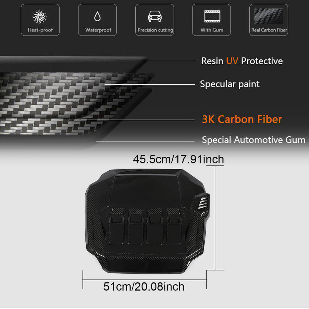 Engine Cover (for GTI, Carbon) for Volkswagen Golf 8