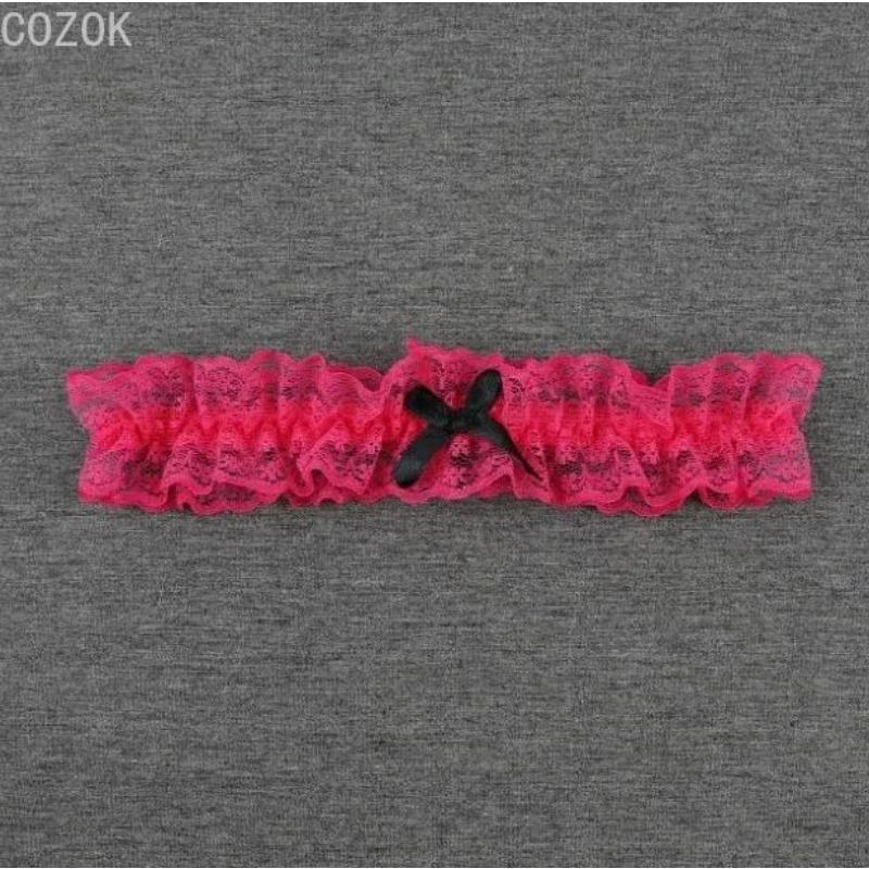 Hochzeitsparty Braut Spitze Floral Blau Beinring Schlaufe Strumpf Damen Mädchen Sexy Schleife Prinzessin Cosplay Strumpfhalter Gürtel Zubehör