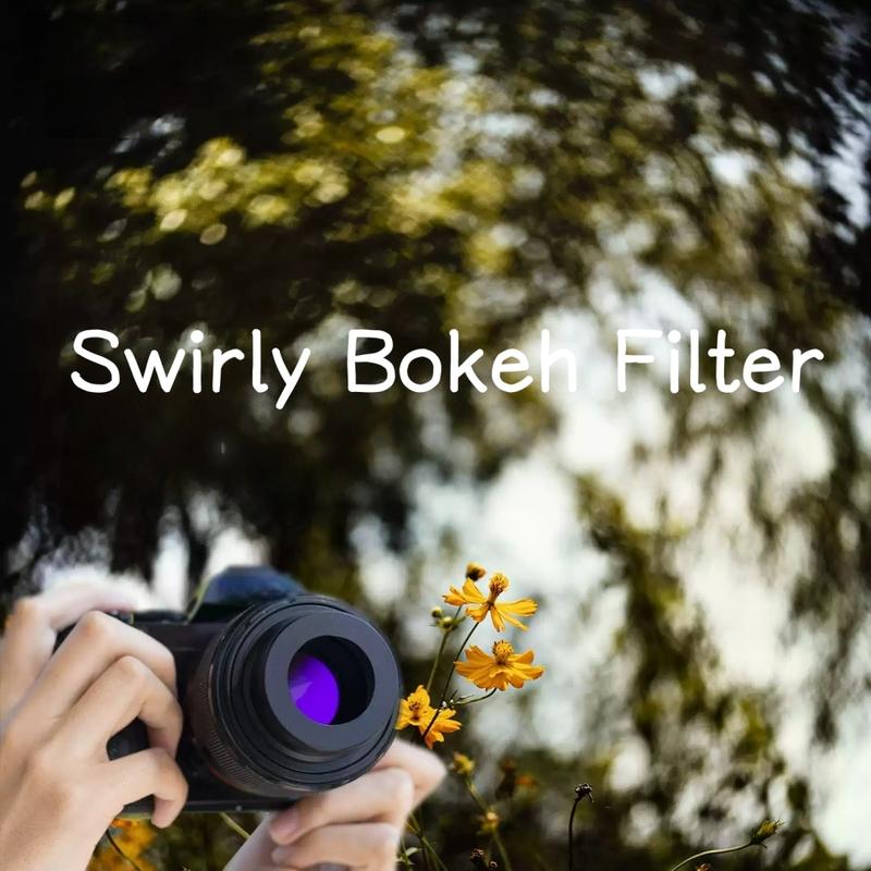 Swirly Bokeh Effect Lens Filter Simulate