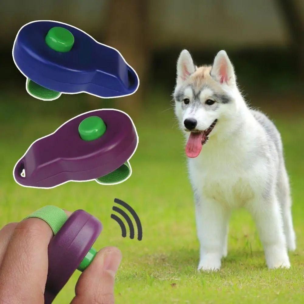 Portable Dog Clicker Command Plastic Dog Behavioral Training Tool Puppy