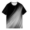 Herren T-Shirt Kurzarm Bedruckt Sommer Rundhals Oberteil Trend Lässiges Sweatshirt Übergröße Locker T-Shirts