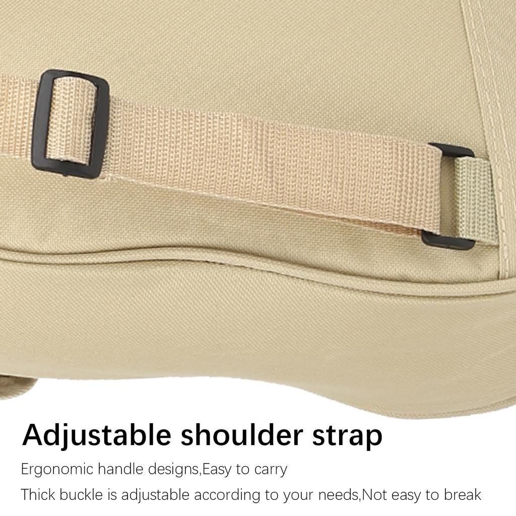 Ukulele Carry Bag Case Guitar Parts Musical Instrument Accessories Beige 24in IN‑25