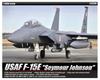 Academy 1/48 Scale US Air Force F-15E Strike Eagle Seymour Johnson Plastic Model Kit 12295