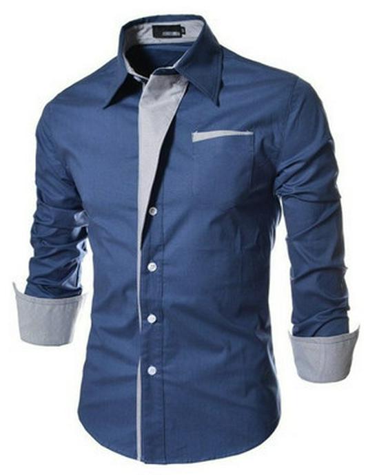 Men's Trendy Striped Long Sleeve Casual Shirt
